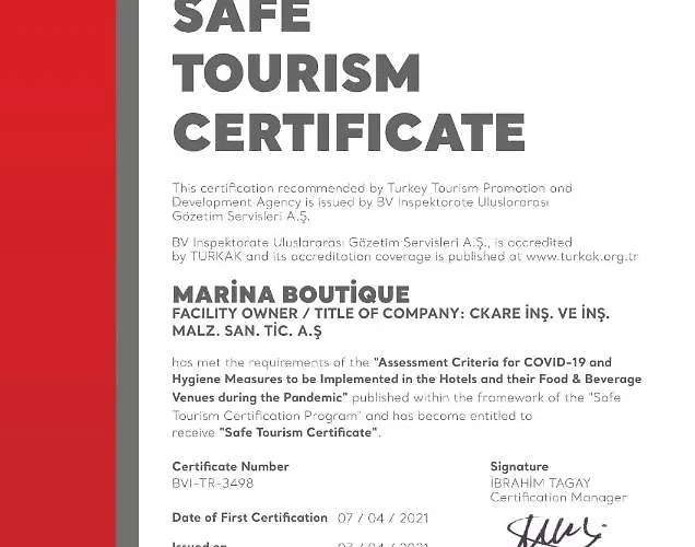 Отель Marina Boutique Фетхие